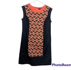 The Webster Miami at Target women's size 6 sleeveless art deco navy sheath